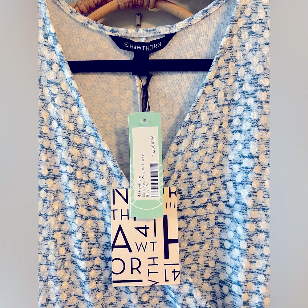 Stitch Fix 41 Hawthorn Liana Faux Wrap Knit Dress - Picture 4 of 4